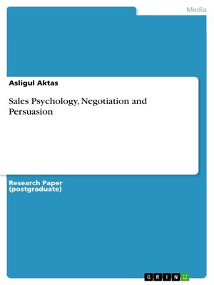cover image of Sales Psychology, Negotiation and Persuasion